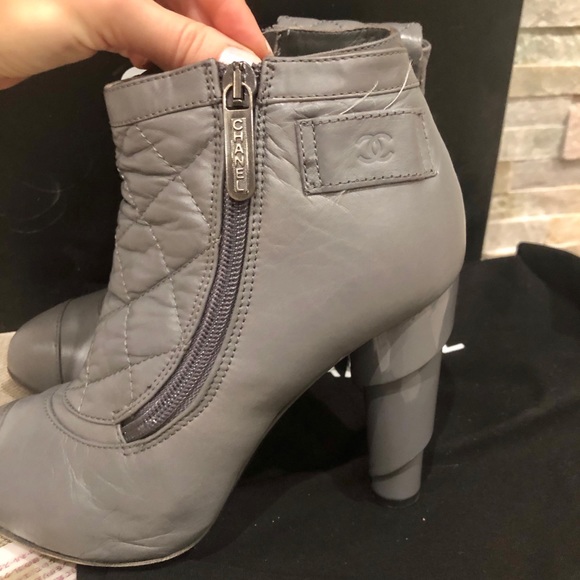Chanel Booties - Super Rare. Size 37. $1,495 - Picture 8 of 8